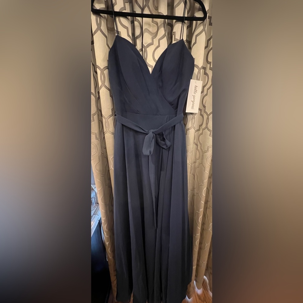 Navy Blue Formal Dress/Wedding/Prom/holiday by SIMPLY. NEW SIZE 12 runs small